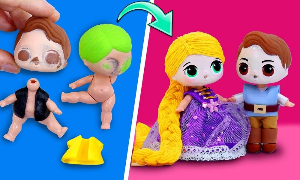 旧的惊喜娃娃不要扔,简单改造之后比买的还漂亮,手工diy