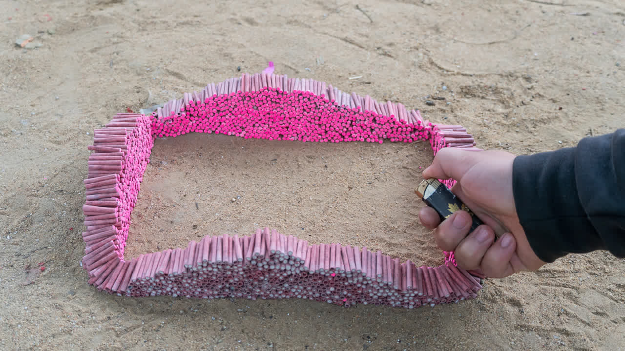 一次性点燃2000个小擦炮,会发生什么呢?