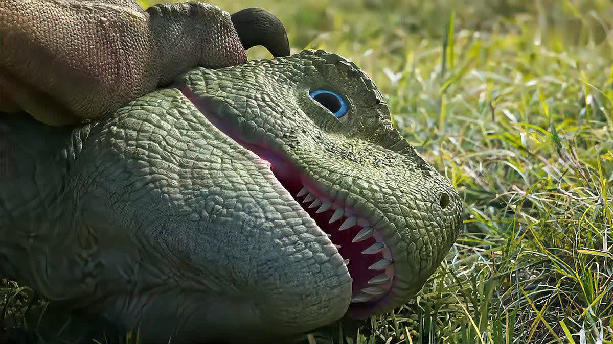 恐龙王:小疙瘩想妈妈,独自捕猎被包围,踩在脚底下被嘲笑