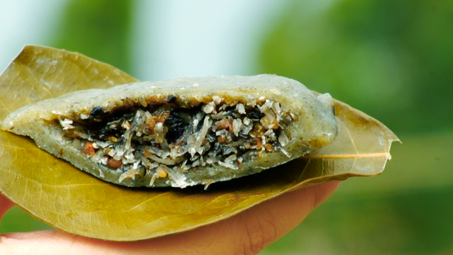 湛江小吃,用田间的野草加上椰丝,香甜的味道让人口水直流